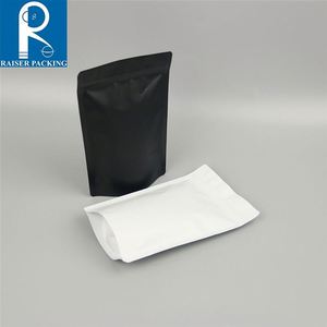 Doypack Mylar สีดำด้านถุงเก็บอาหารถุงยืนขึ้นพร้อมซิปล็อคบรรจุภัณฑ์อลูมิเนียมฟอยล์สำหรับการจัดเก็บและการเก็บรักษาอาหาร - Product Image 2