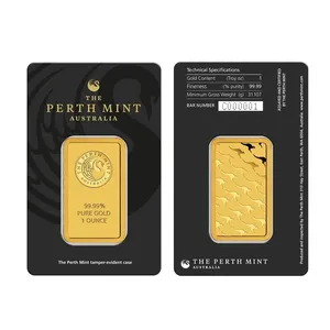 Avustralya Perth Mint Tarzı Kuğu Altın Külçe - Hatıra Parası Koleksiyonluk Eşya, Sergileme Hediyesi Koleksiyon ve Dekorasyon İçin - Product Image 3