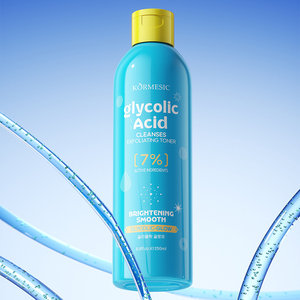 Tónico Facial KORMESIC con Ácido Glicólico al 7%, Certificado por Bpom, 250 ml, Blanqueador, Iluminador, Hidratación Duradera, Equilibrio Agua-Aceite - Product Image 1
