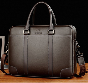 Borsa per Laptop in PU da <span class=keywords><strong>Uomo</strong></span>, Grande Capacità, Tracolla e Valigetta Business, Design di Lusso, Impermeabile e Traspirante - Product Image 2