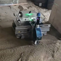 Robot de nivellement de sol à commande à distance, mini-niveleuse laser