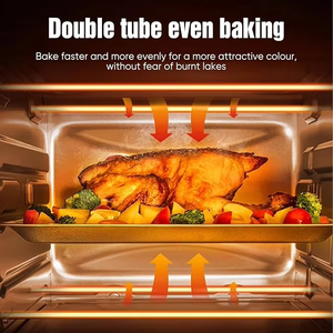 Horno Eléctrico para Pizza DON FELIZ Mini, de Plástico, 12L, Digital, con Convección, 800W, Multiusos, con Ventana de Observación - Product Image 2