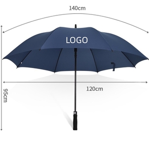 Paraguas Resistente al Viento con Mango Largo, Estructura Resistente, Apertura Automática Antivuelco, Paraguas Recto Personalizado con Logotipo Impreso para Hotel - Product Image 2