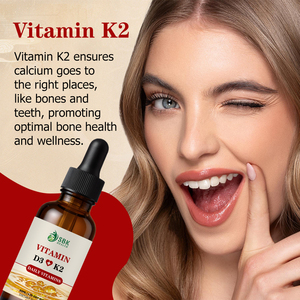 Gotas líquidas de vitamina D3 K2 de alta calidad, vitamina D3 para fortalecer los huesos, esencial para promover una salud óptima de los huesos y el bienestar. - Product Image 5