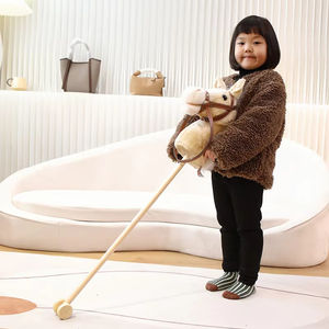 Factory Sale Plush <strong>Stick</strong> <strong>Horse</strong> Head Doll <strong>Stick</strong> With Music Manufacturer Plush Animal Hobby <strong>Stick</strong> <strong>Horse</strong> for Kids - Product Image 3