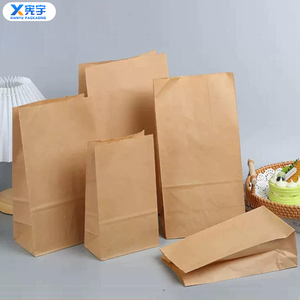 Kantong Roti Kertas Kraft Food Grade Custom, Alas Datar, Dapat Digunakan Kembali, Tahan Minyak, untuk Roti Panggang, Baguette, Burger, dan Makanan Bawa Pulang - Product Image 4