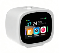 Réveil intelligent IA pas cher en gros pour enfants, entraînement au sommeil, écran tactile LCD, fonction Snooze, contrôle vocal, analyse de santé IA, version mondiale