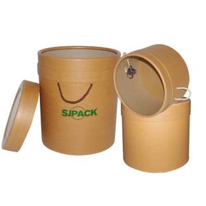 Tambor de Fibra Reciclable de 43 cm x 60 cm para el Almacenamiento y Transporte de Polvos Químicos - Product Image 1