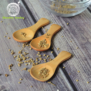 Cuillère Bambou Personnalisé Mini Condiments Sucre Assaisonnement Sel Miel Cuillère À Café Cuillère En Bambou 18cm Petite Cuillère À Mesurer Numérique - Product Image 3