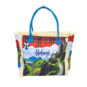 Sac à pampilles en toile <span class=keywords><strong>de</strong></span> Grèce <span class=keywords><strong>de</strong></span> créateur recyclable imprimé <span class=keywords><strong>de</strong></span> logo personnalisé avec pochette et fermeture éclair Grand sac fourre-tout en toile pour les courses - Product Image 6
