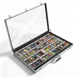 Boîte à cartes en aluminium populaire, étui portefeuille, fournisseur OEM de boîtes de rangement pour cartes en aluminium, étui pour cartes à collectionner en aluminium en gros - Product Image 1