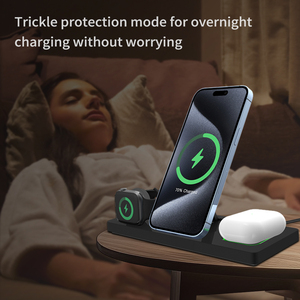 Più venduto 15W supporto magnetico per telefono <span class=keywords><strong>caricatore</strong></span> Wireless 3 1 2025 Dropshipping <span class=keywords><strong>iPhone</strong></span> <span class=keywords><strong>compatibile</strong></span> con accessori per auricolari - Product Image 5