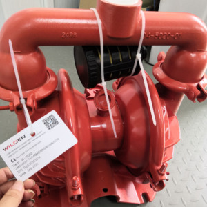 Wilden T4/AAMAB/BNS/BN/BN/0014 Pneumatic Low Automotive Aluminum Diaphragm <b>Pump</b> with Buna-n Rubber Diaphragm - Product Image 3