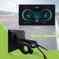 [Haytrix] Accesorios para Bicicletas, Pantalla TFT para Bicicleta Eléctrica de 24/36/48/60V, Impermeable y Fácil de Usar, Computadora para Bicicleta, Velocímetro