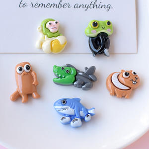 Dibujos animados lindos animales marinos tiburón resina encantos joyería accesorios caja del teléfono móvil basura papelería Diy decoraciones - Product Image 2