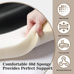 Coussin rehausseur pour enfant en similicuir PU, éponge haute densité, écologique, anti-escarres, élégant, pour chaise de salon de coiffure - Product Image 5