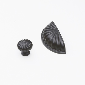 Various Color Furniture Hardware Fashion Semicircular <strong>Shell</strong> Black Gold Silver Cabinet <strong>Handle</strong> <strong>Drawer</strong> <strong>Knob</strong> Wardrobe Door <strong>Pulls</strong> - Product Image 5