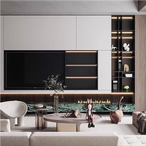 Tira de LED de tamaño personalizado, nicho de pared de acero inoxidable 304, nicho de ducha, Repisas de estantería comercial, armario de pared empotrado <span class=keywords><strong>para</strong></span> <span class=keywords><strong>sala</strong></span> de estar - Product Image 2