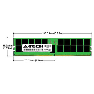 หน่วยความจำเดสก์ท็อป DDR5, โมดูลสีเขียวขนาดเล็ก, ชิป Adie M-Series คุณภาพสูง, MTC40F2046S1RC56BD1 5600MHz 96GB สต็อกเซิร์ฟเวอร์ M - Product Image 2