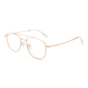 Produsen YC Kacamata jembatan ganda kualitas tinggi bingkai optik penerbangan kacamata <span class=keywords><strong>Titanium</strong></span> murni - Product Image 3