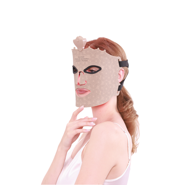 7 Color Beauty Products Wireless Led Facial Skin Care Machine Mask Red Light Therapy Silicone Mask