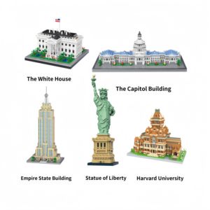 Bloques de construcción del Empire State Building, modelo educativo, juguete chino, popular en Estados Unidos. - Product Image 1