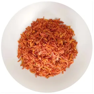 100% granules de carotte séchés à l'air pur/tranches de carotte déshydratées de l'usine chinoise