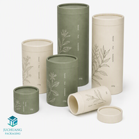 Boîtes d'emballage en tube de papier écologiques personnalisées en gros pour aliments, bonbons, gâteaux, tube en carton cylindrique, logo personnalisé, impression offset