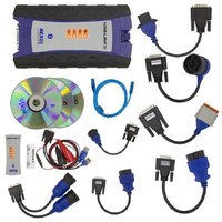 Lecteur de code OBD2 NEXIQ2 pour camion, scanner de diagnostic DB26, broche USB/ 9-16V, bleu/noir, garantie 1 an, compatible ABS