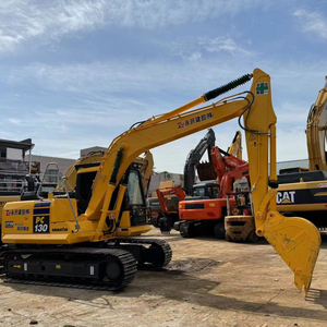 ขายดี รถขุดตีนตะขาบ Komatsu PC130 มือสองคุณภาพดี ปี 2022 เครื่องยนต์ดีเซล ปั๊มไฮดรอลิก สภาพดีเยี่ยม - Product Image 1