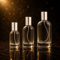 Flacons de parfum de formes variées, différents bouchons disponibles, possibilité de combiner et assortir, vente directe d'usine.