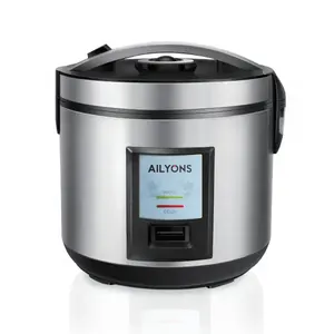 AILYONS Automatic Stainless Steel Non Stick With Steamer Rice Electric Cooker