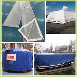 UV Resistant Fireproof Waterproof Rainproof Cloth Truck Cover Tents Printing Fabric Material PVC Roll Tarpaulin