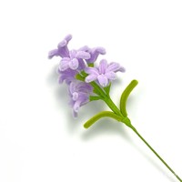 Bouquet de fleurs artificielles en peluche faites à la main, en chenille, à tige unique, pour mariage et Saint-Valentin
