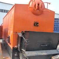 Huanuo 8t SZW Boiler Uap Industri Otomatis Sirkulasi Alami Efisiensi Tinggi Berbahan Bakar Biomassa Serat Kelapa dengan Step Grate