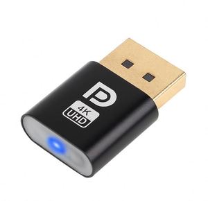 4K Displayport DP Dummy Plug Adaptador de pantalla <span class=keywords><strong>virtual</strong></span> EDID Emulator Headless Ghost Accesorios de escritorio para PC <span class=keywords><strong>Tarjeta</strong></span> de video gráfica - Product Image 1