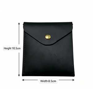 Vintage Genuine Leather <b>Wallet</b> <b>for</b> Men Slim Bifold <b>Card</b> Case with Coin Compartment Custom Brand Logo - Product Image 4
