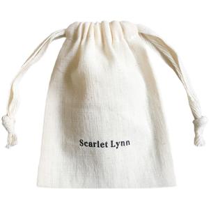 Sac à bijoux en coton multi-tailles pour colliers et boucles d'oreilles, emballage de bijoux de mode avec logo personnalisé - Product Image 1