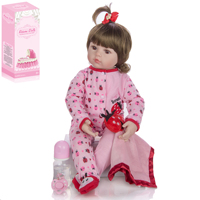 ITTL 24 pouces 60cm renaissance Reborn réaliste câlin doux corps poupée haute Simulation bébé poupées avec vêtements