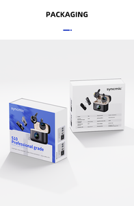 ميكروفون لاسلكي سينكيميك S10 مع بطارية، ميكروفون لافالييه مغناطيسي للهاتف للتسجيل والبث المباشر - Product Image 6