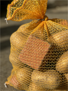 Reusable Cotton Mesh Grocery <b>Bags</b>, Cotton <b>String</b> Net Shopping <b>Bags</b>, Pack of 3 in Beige - Product Image 5