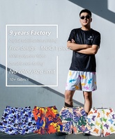 Buker celana pendek jaring jogger Musim Panas poliester 100% kustom celana pendek jala 5 inci Inseam cepat kering bersirkulasi kasual jaring warna-warni pendek