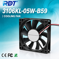 Ventilateur axial 24V DC 3000 tr/min 3106KL-05W-B59 pour armoire de commande à flux d'air stable, unité de remplacement OEM pour service de maintenance