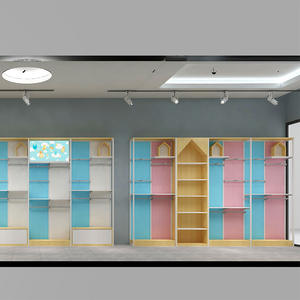 Estanterías Personalizadas para Tiendas Materno-Infantiles, Exhibidores <span class=keywords><strong>de</strong></span> Ropa <span class=keywords><strong>de</strong></span> Acero y Madera, Exhibidores <span class=keywords><strong>de</strong></span> Leche en Polvo y Alimentos Complementarios - Product Image 6