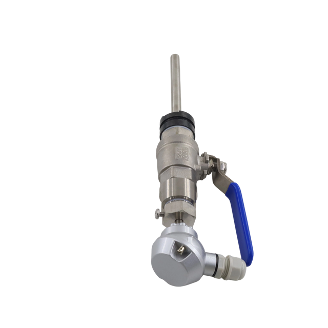 Industrial High Precision Temperature Sensor 304 Stainless Steel Valve Body Adapter OEM/ODM Customizable IP56 Rated 1 Year