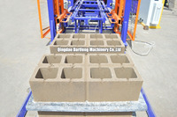 Machine à fabriquer des blocs QT4-15 avec une production de 7680 pièces/8h, machine à blocs creux en béton automatique à haute productivité, machine à blocs hydrauliques pour pavés