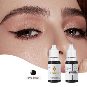 OEM 12 colores Micropigmentación labio ceja maquillaje permanente suministro pigmento Pmu tatuaje tinta Microblading pigmento