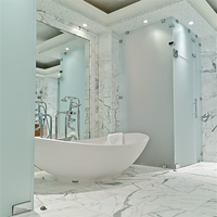 DAIYA porte de douche en verre sans cadre