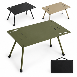 Aluminum Alloy Foldable Camping <b>Table</b> Portable Tactical <b>Table</b> Modular Connectable Outdoor Furniture for Camping - Product Image 5