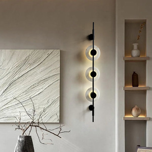 Natural Stone <b>Wall</b> Lamp Led Long Strip <b>Light</b> For Living Room Hotel Villa Decor - Product Image 4